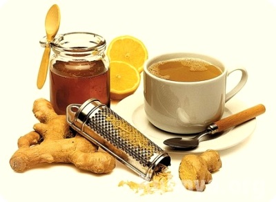  Tea with linger, kanela at honey