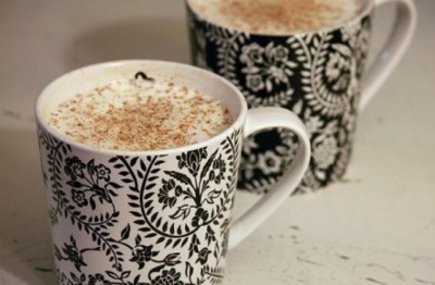  White Hot Chocolate na may Nutmeg