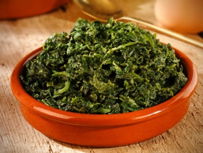  Calorie na niluto spinach
