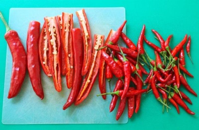  Kemikal na komposisyon ng chili peppers